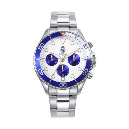 41161-07 - Reloj Viceroy Real Madrid Cronógrafo Hombre 41161-07 Plateado y Azul - Edición Oficial