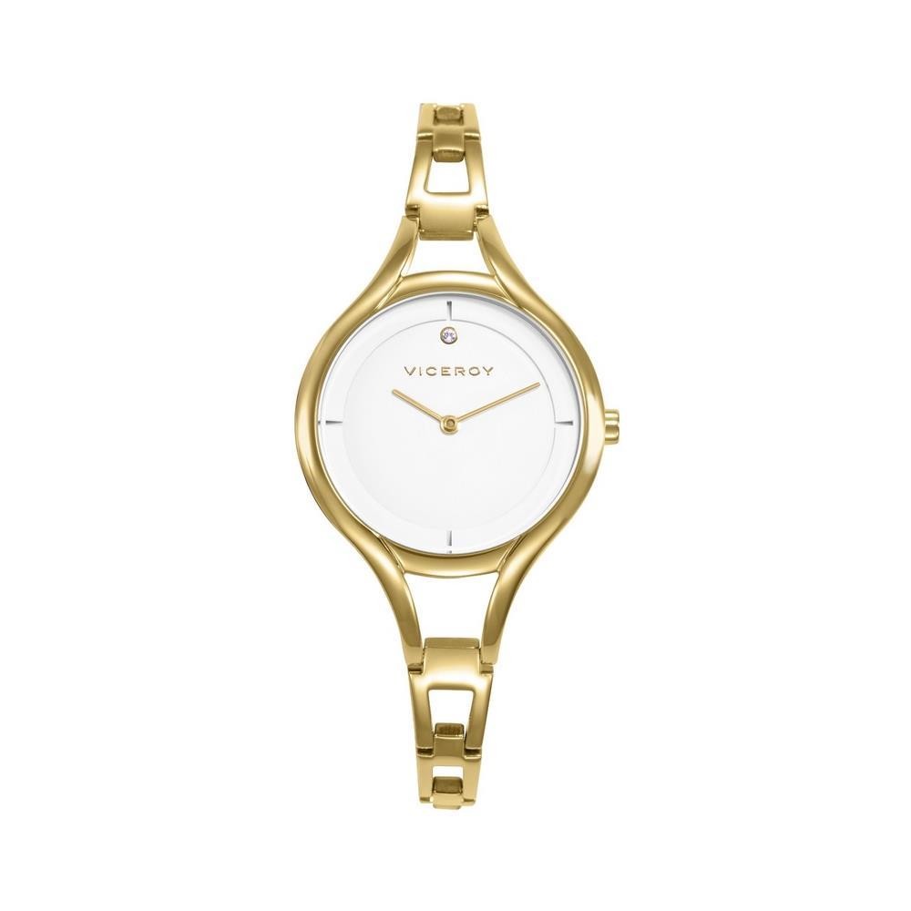 Reloj Viceroy Air Mujer Dorado y Blanco 42448-07 - Elegancia y Diseño en Acero Inoxidable