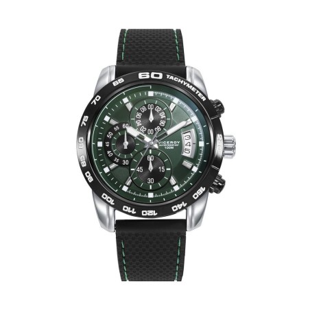 40421-67 - Reloj Viceroy Cronógrafo para Hombre con Caja de Acero y Bisel IP Negro - Resistente 10 ATM