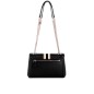 Bolso de hombro GUESS Noelle con detalles de rayas - Negro | Modelo HWZS7879210