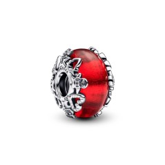 793597C00 - Charm de Cristal de Murano en plata de ley Magia Navideña | Pandora Oficial