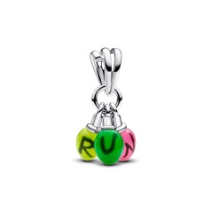 793568C01 - Charm Colgante en plata de ley Corre que brilla en la oscuridad de Stranger Things | Pandora Oficial