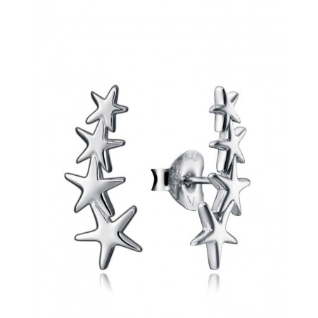 5065E000-08 - Pendientes plata Multi Estrellas para mujer