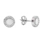 2780907 - Pendientes Tommy Hilfiger Botón de Acero Inoxidable con Cristales Brillantes para Mujer