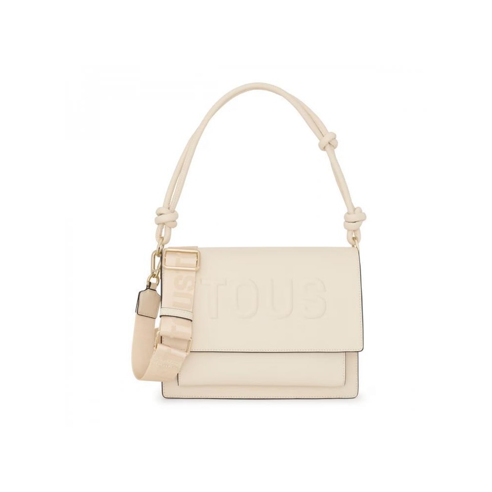 2001935001 - Bolso bandolera beige La Rue New Audree de TOUS