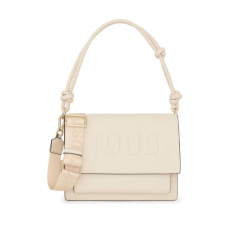 2001935001 - Bolso bandolera beige La Rue New Audree de TOUS