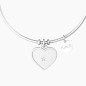 ES732142 - Pulsera Rígida con Corazón y Frase "El Amor Enseña" - KIDULT ES732142