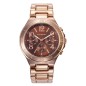 40708-45 - Reloj Viceroy de Mujer. Esfera Redonda marron. Caja de acero ip rosa.