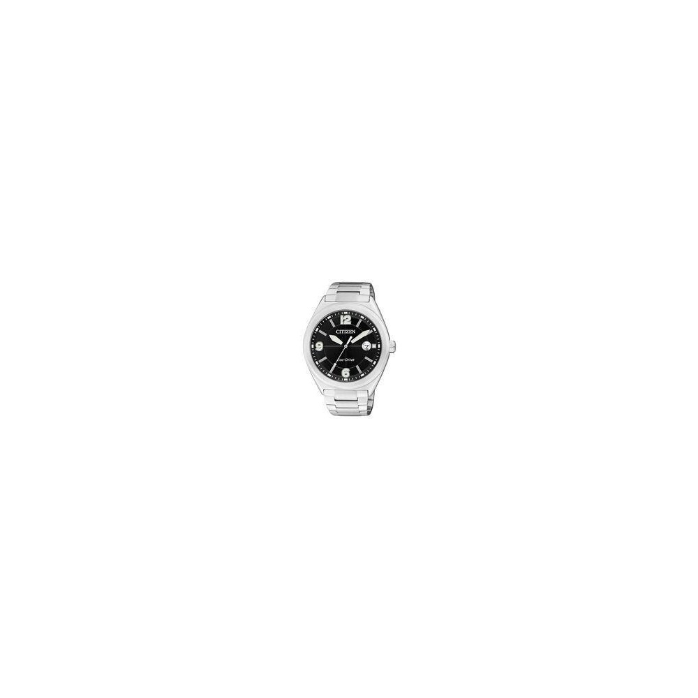 AW1170-51E - Reloj CITIZEN coleccion JOY CABALLERO. Eco Drive. Acero. Esfera negra