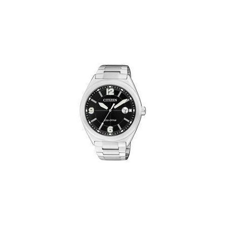 AW1170-51E - Reloj CITIZEN coleccion JOY CABALLERO. Eco Drive. Acero. Esfera negra