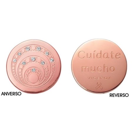 VMC0007-09 - Medallón de Viceroy en acero e ip rosa para mujer. VMC0007-09