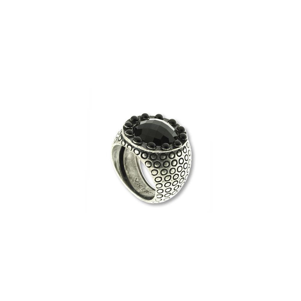 5085A02010 - Anillo Viceroy Fashion de metal y esmalte con cristal para mujer. Medida adaptab