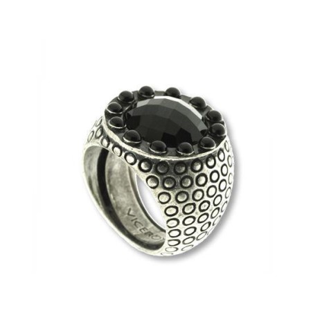 5085A02010 - Anillo Viceroy Fashion de metal y esmalte con cristal para mujer. Medida adaptab