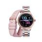 401152-40 - PACK RELOJ SMART ACERO IP ROSA BRAZALETE Y CORREA