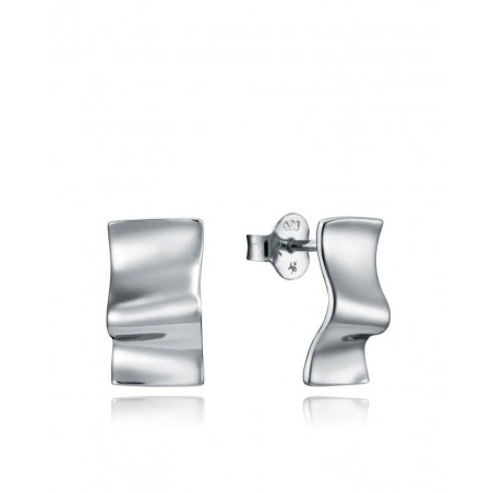 61019E000-08 - Pendientes plata ley placa irregular sra jewels