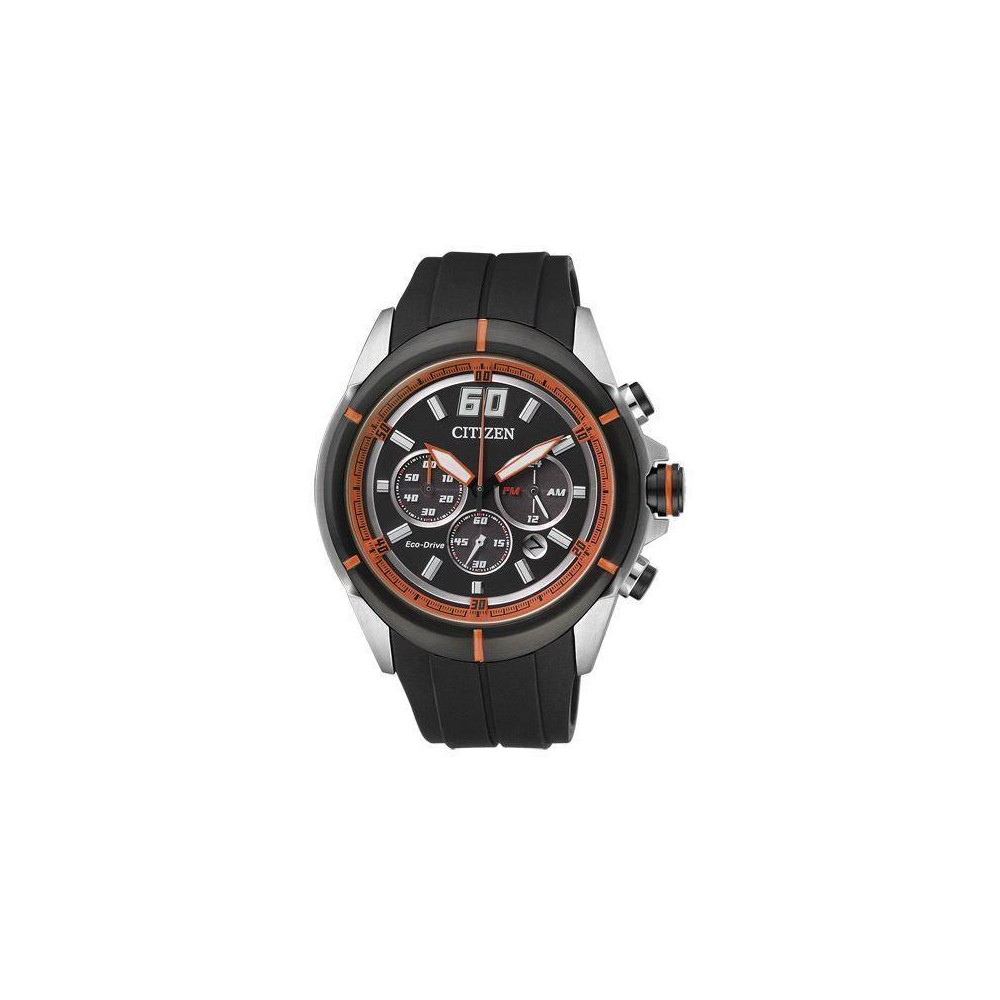 CA4105_02E - Reloj Citizen hombre. Colección Crono Racing. Eco Drive.  Correa de caucho