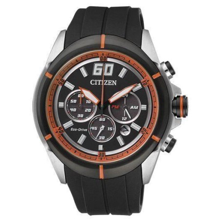 CA4105_02E - Reloj Citizen hombre. Colección Crono Racing. Eco Drive.  Correa de caucho