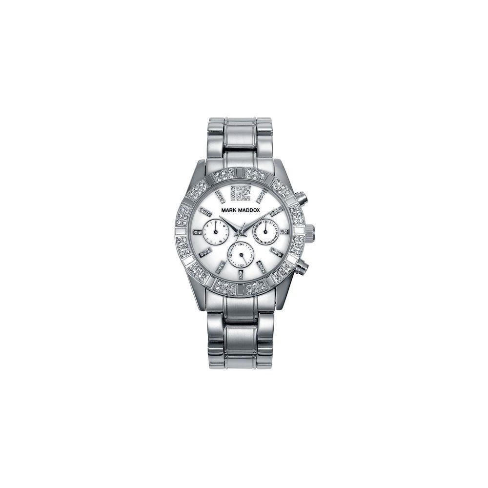 MM3011-05. - Reloj Mark Maddox de Mujer. Esfera redonda de color blanco 