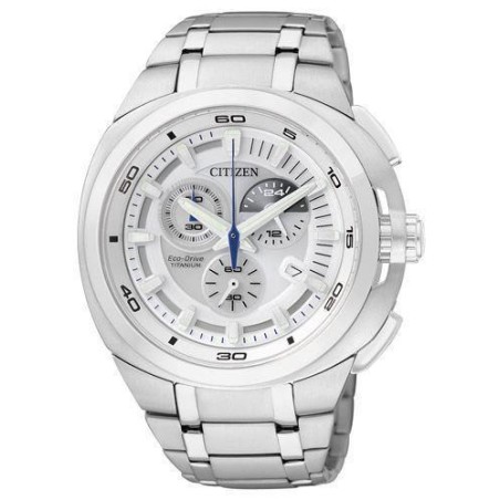 AT2021-54A - Reloj Citizen Super Titanium TI+IP Crono Eco Drive 202. Cristal de Zafiro. WR 10