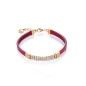 75064P09017 - Pulsera Viceroy Fashion de piel granate y circonitas para mujer