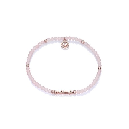 85004P100-47 - Pulsera de plata con piedras y charm Mama para mujer en plata