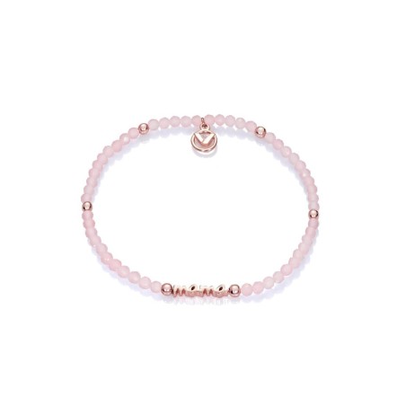 85004P100-47 - Pulsera de plata con piedras y charm Mama para mujer en plata