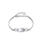 75122P01000 - Pulsera Viceroy Fashion de acero semirigida plata y circonita para mujer