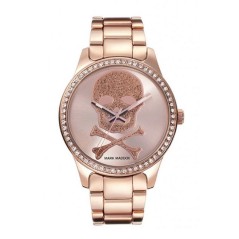 MM0016-20 - Reloj Mark Maddox de Mujer. Modelo MM0016-20. Brazalete de metal e ip rosa. Esfera redonda de color salmon. 