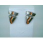 2142E01019 - PENDIENTES ACERO ART. DECO