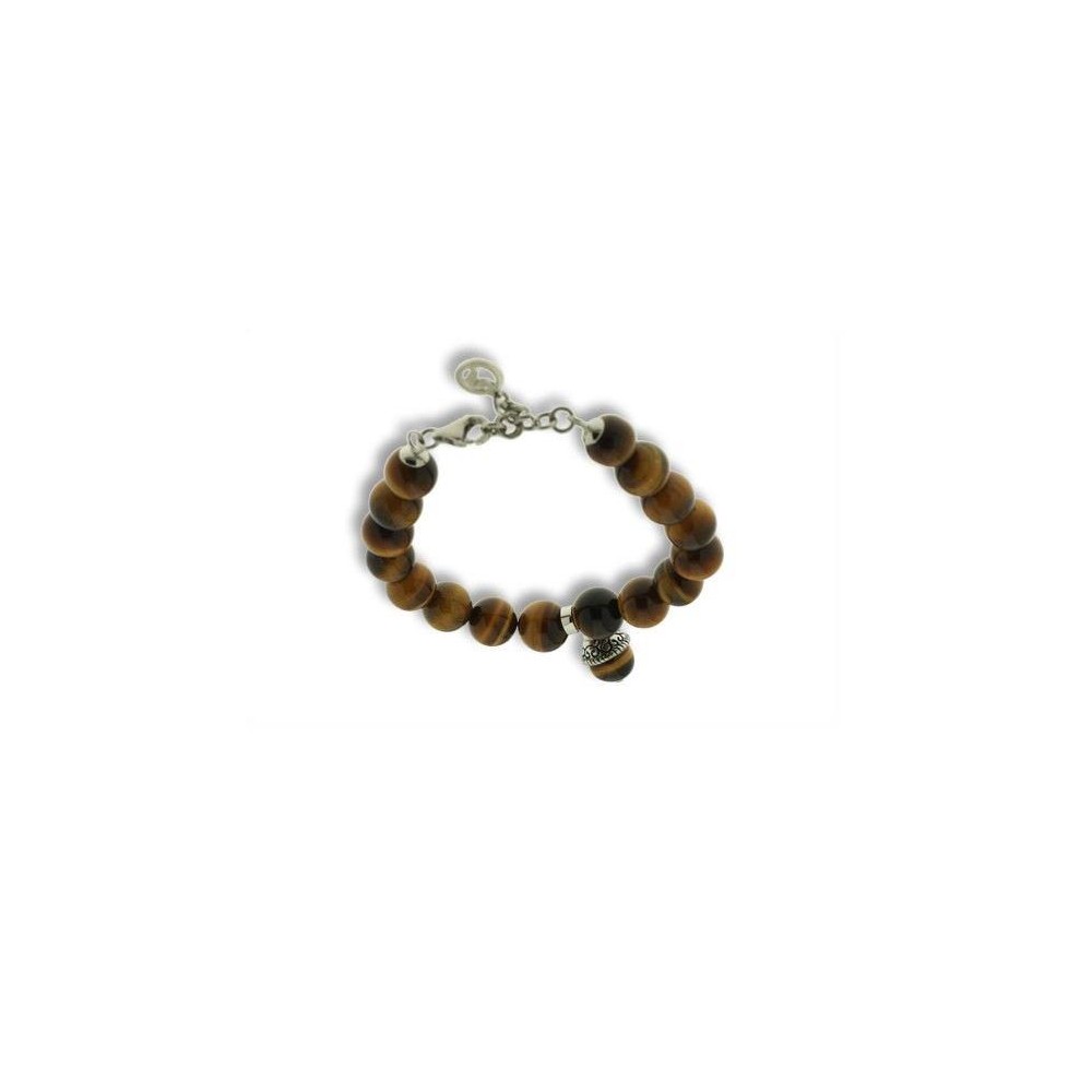 2190P01011 - Pulsera Viceroy Fashion de acero con ojo de tigre para mujer