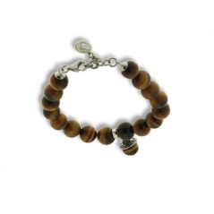 2190P01011 - Pulsera Viceroy Fashion de acero con ojo de tigre para mujer