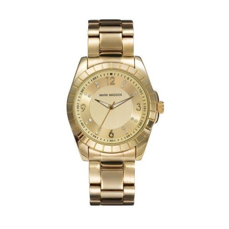 MM3009-95 - Reloj Mark Maddox de Mujer.  Esfera redonda de color dorado 