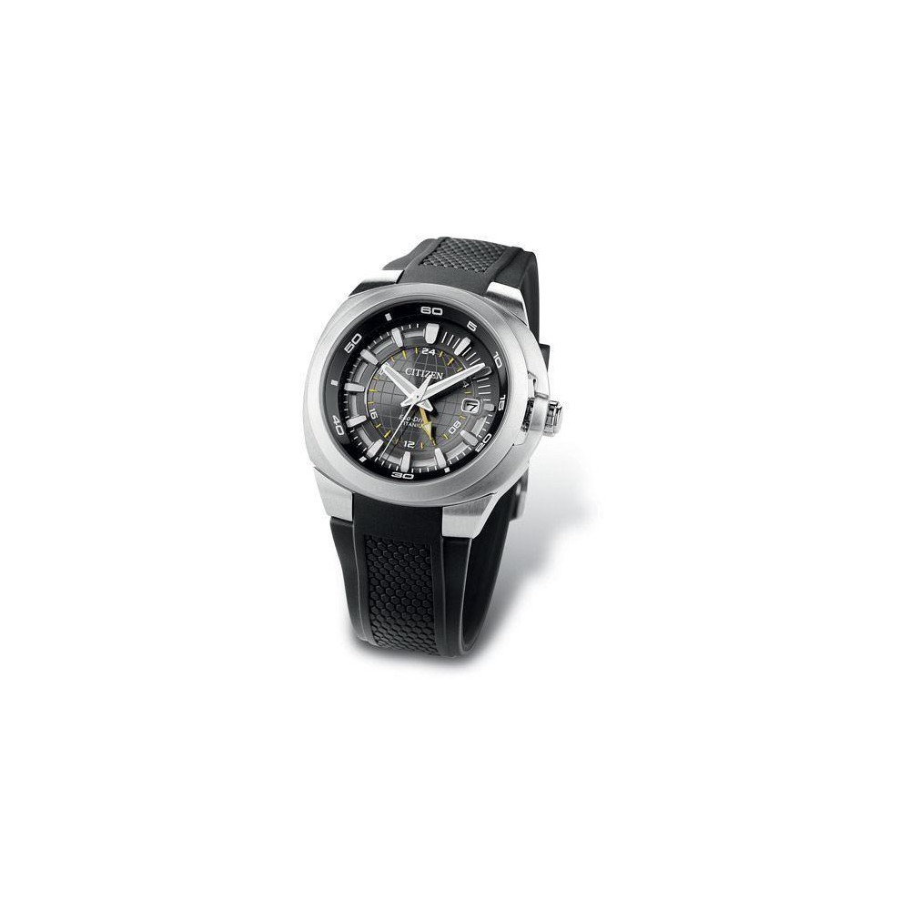 BJ5131-04H - Reloj Citizen Super Titanium TI+IP GMT. Cristal zafiro. Reserva carga 6 meses