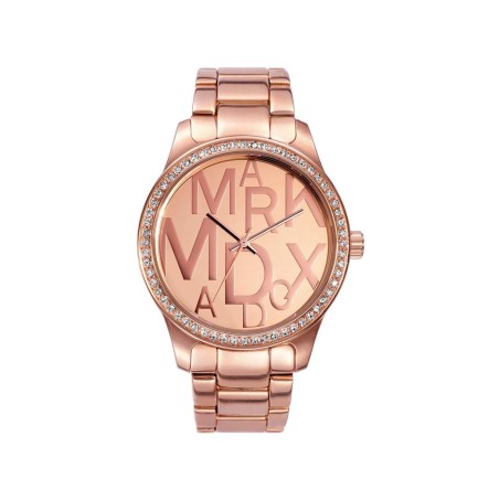 MM0011-90 - Reloj Mark Maddox de Mujer. Brazalete de metal e ip rosa. Esfera redonda de color salmon. 