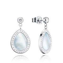 75074E01000 - Pendientes Viceroy Fashion de acero madre perla y circonitas para mujer