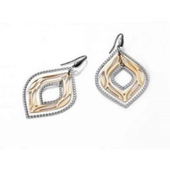 1138E100-09 - Pendientes de Viceroy Jewels en plata chapada bicolor para mujer.