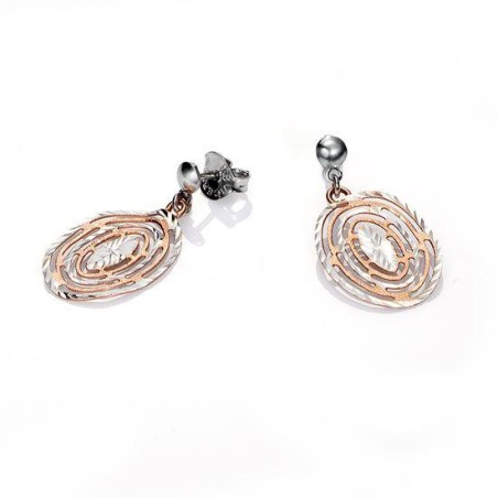 1132E100-00 - Pendientes Viceroy Jewels de plata de ley bicolor para mujer.