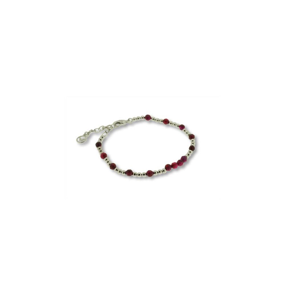 9001P01019 - Pulsera Viceroy Fashion de metal y agata fucsia para mujer