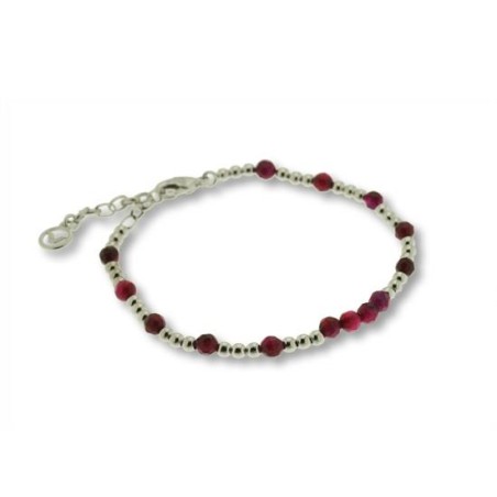 9001P01019 - Pulsera Viceroy Fashion de metal y agata fucsia para mujer