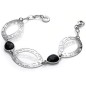 1034P000-55 - Pulsera Viceroy Jewel. Colección PIAZZA DI SPAGNA. Negro. Plata de ley