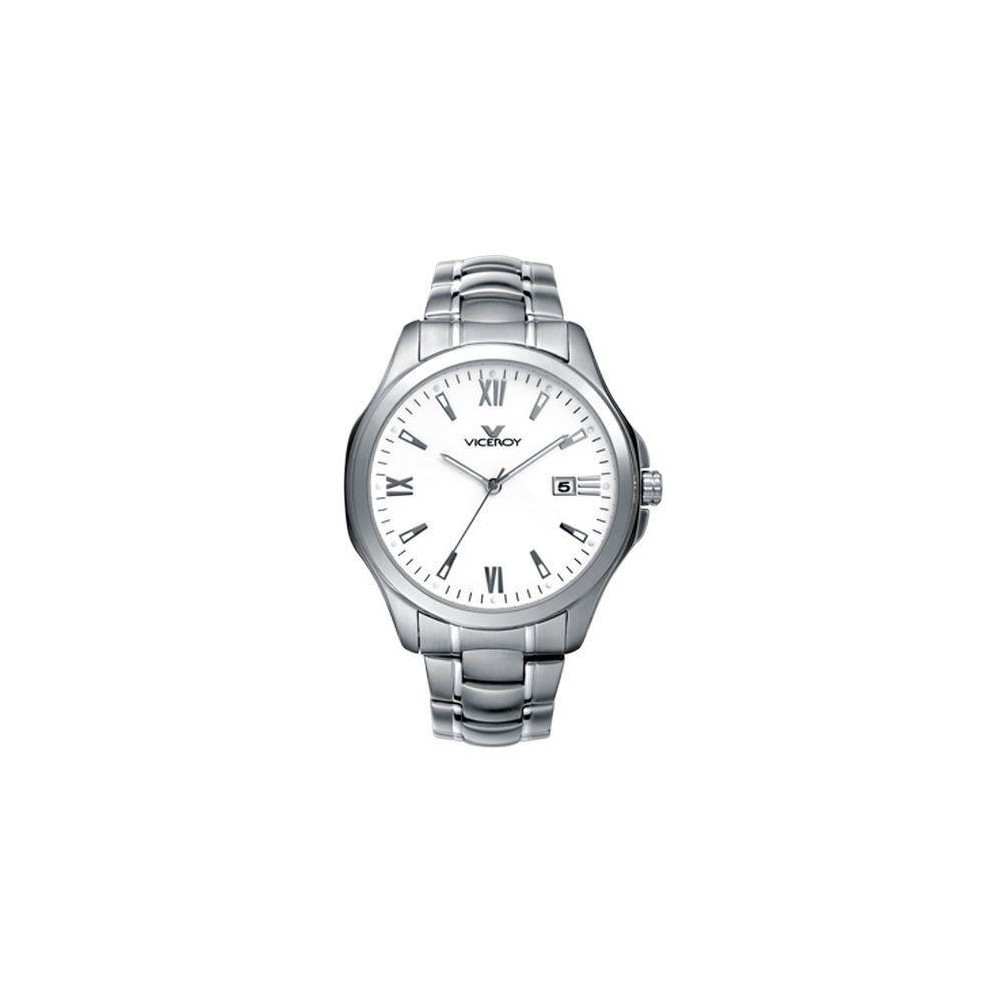 40335-03 - Reloj Viceroy de Hombre. Esfera redonda de color blanco 