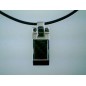 3030C01010 - PULSERA NEGRA ACERO FASHION