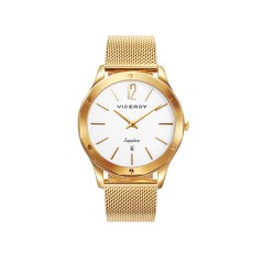 471129-99 - Reloj Viceroy de Hombre brazalete de malla milanesa de acero e ip dorado  