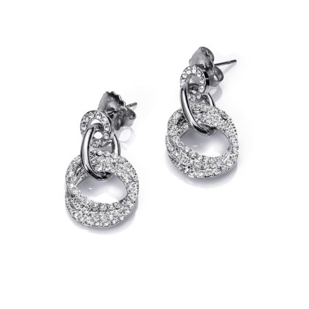 3142E11000 - Pendientes Viceroy Fashion de rodio sintetico y cristal para mujer.