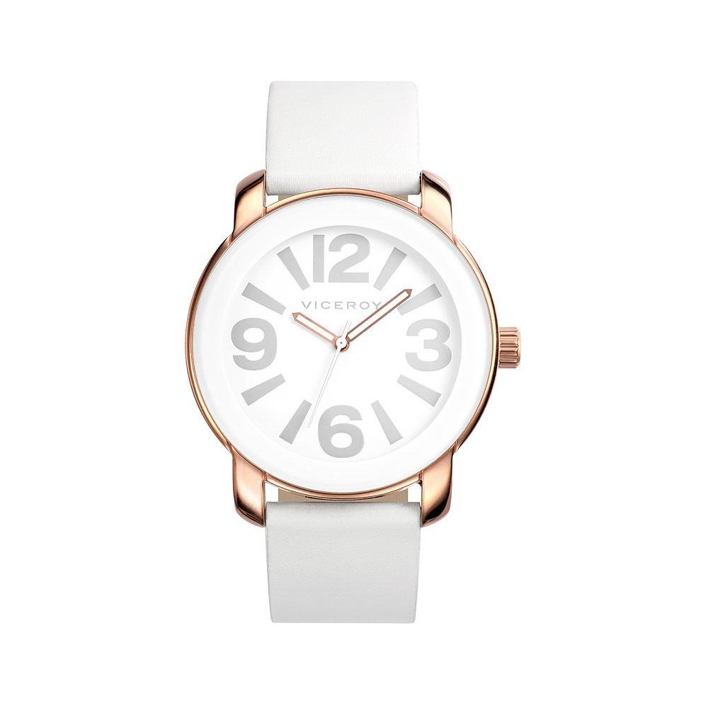 40718-05 - Reloj Viceroy de Mujer. Esfera redonda de color blanco 