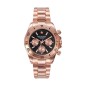 HM0007-97 - Reloj Mark Maddox de Unisex. Brazalete de metal e ip rosa. Esfera redonda de color negro. 