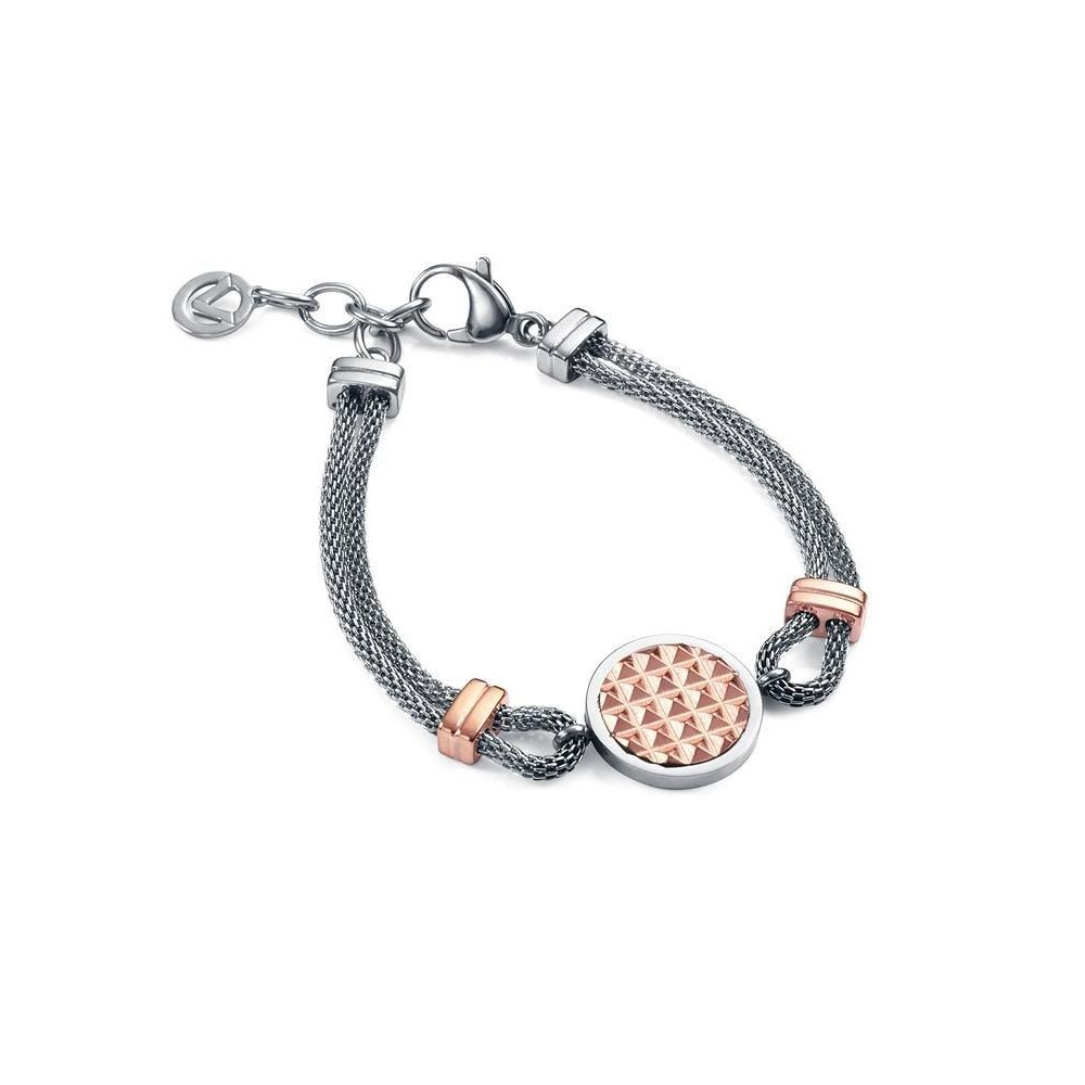 6267P19012 - Pulsera de acero e ip rosa. Mujer. Viceroy Fashion. 