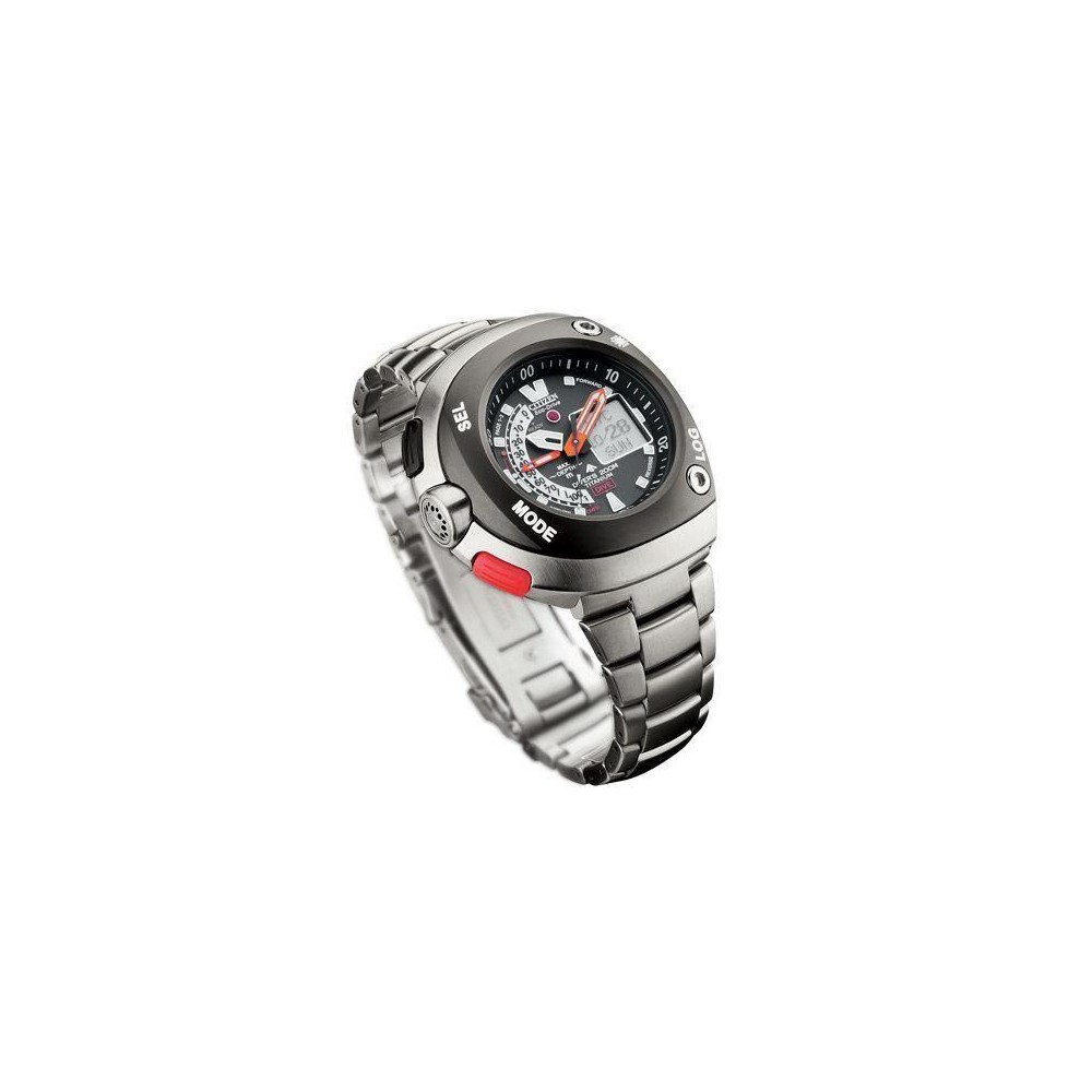 JV0051-51E - Reloj CITIZEN PROMASTER Aqualand Eco Drive Titanio. Calendario Perpetuo