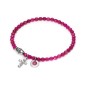 5063P01012 - Pulsera Viceroy Fashion de acero. Colección Ágata natural fucsia.