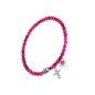 5063P01012 - Pulsera Viceroy Fashion de acero. Colección Ágata natural fucsia.